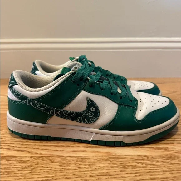 Nike Dunk Low Essential Paisley Pack Green Women's - DH4401-102 - Picture 3 of 5
